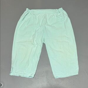 Cathy Daniels Mint Green Women’s Capri Pants (Women’s 1X)
